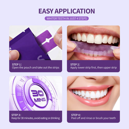 Purple Stain-Removing Whitening Strips