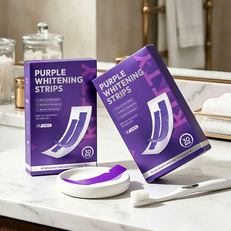 Purple Stain-Removing Whitening Strips