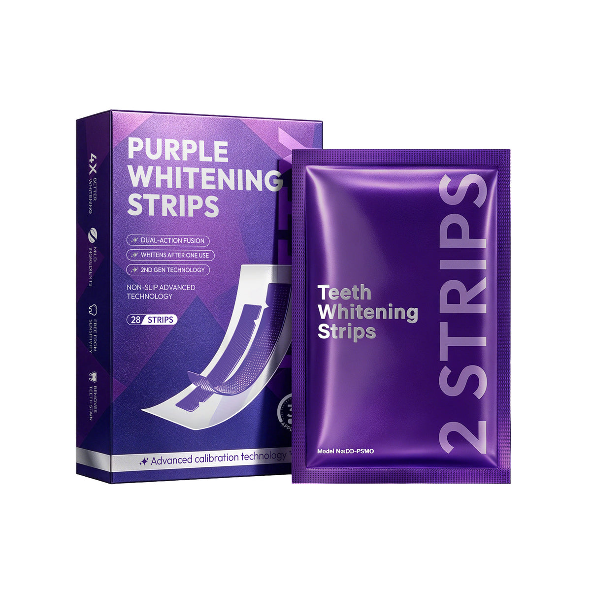 Purple Stain-Removing Whitening Strips