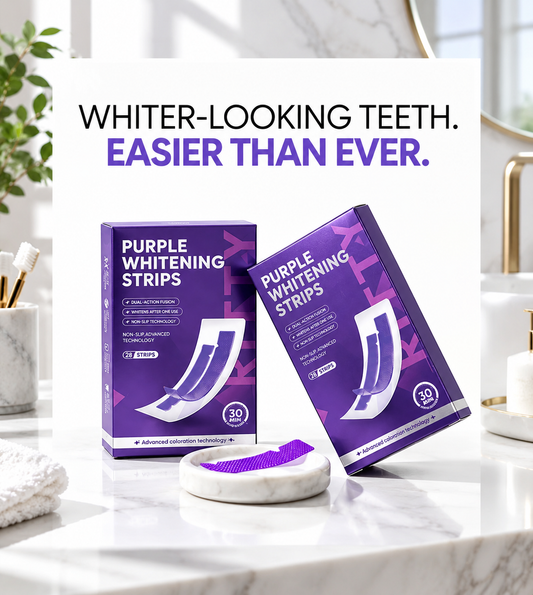 Purple Stain-Removing Whitening Strips